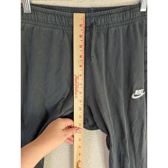 Nike Sweatpants Jogger Mens Large Blackr Club Fleece Gym Workout Tapered 804461 - Picture 5 of 16